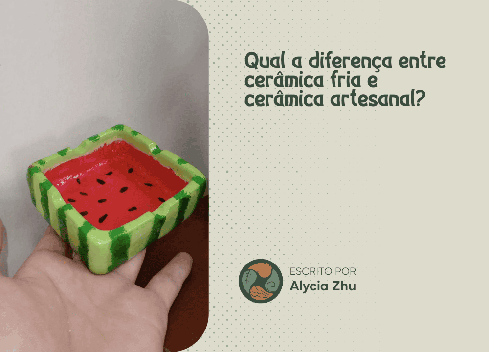 Qual a diferença entre cerâmica fria e cerâmica artesanal