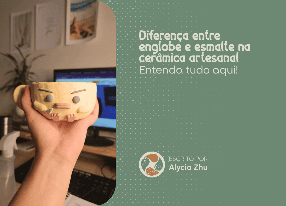 Diferença entre engobe e esmalte cerâmico